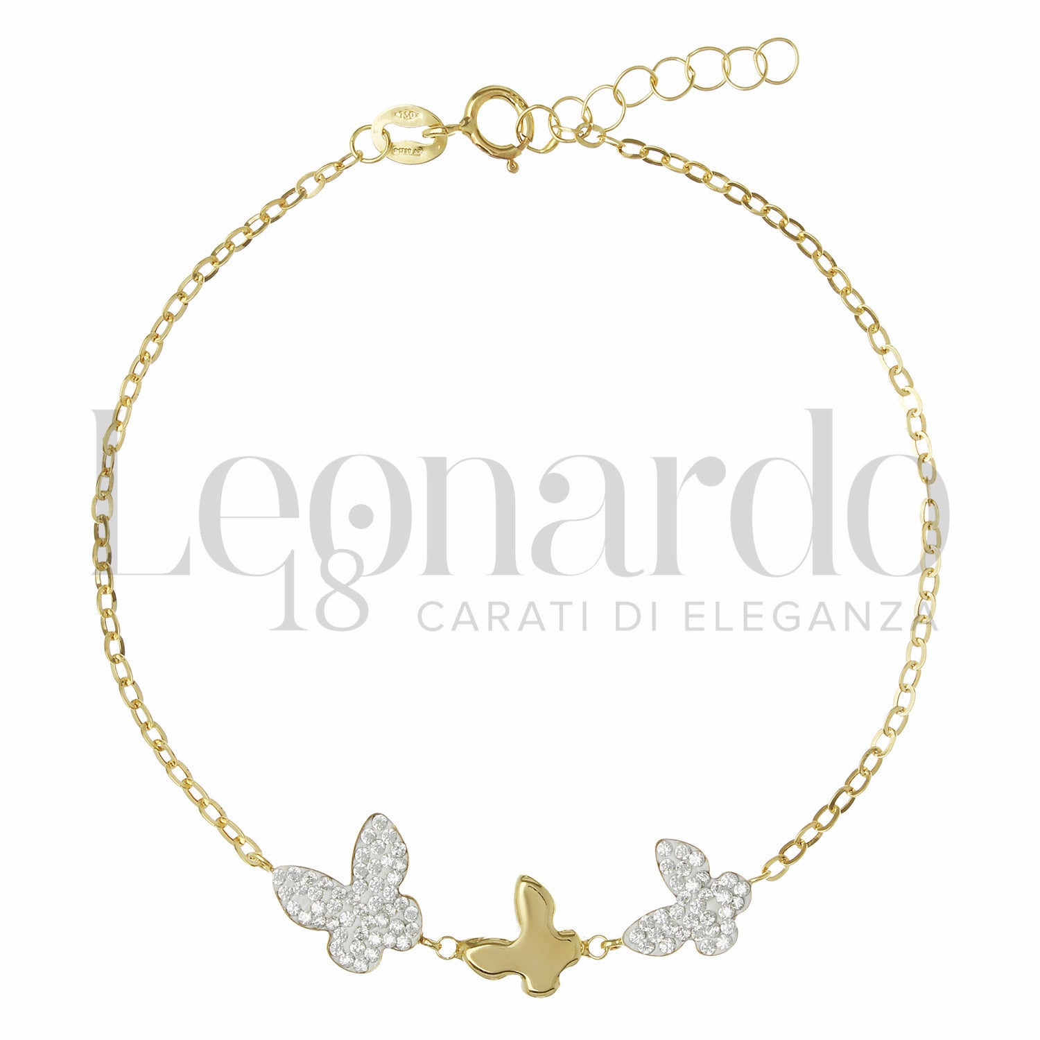 Bracciale Butterfly Light in Oro 18 Carati