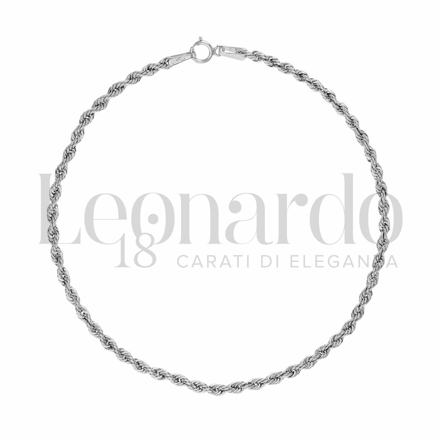 Bracciale Corda Laser in Oro 18 Carati